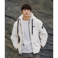 (국내매장/AS) 내셔널지오그래픽 N224MFJ910 남성 코스토니플리스 뽀글이 후드풀집업 SUGARSWIZZLEIVORY