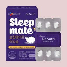 닥터뉴트리 수면영양제 슬립메이트 락티움 600ml x 30정, 30정 × 1개, 1개