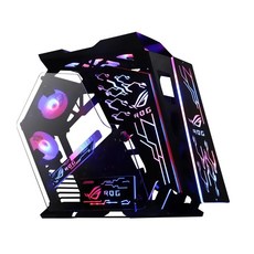 수냉식 컴퓨터 쿨링 투명 게이밍 케이스 본체, 빅 kplus+5RGB팬+라이트보드 4종세트 비고케이스, 공식 표준배치
