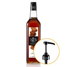 트렌드커피 1883 카라멜 시럽 1L883 정품 로고 시럽펌프 리뷰후기