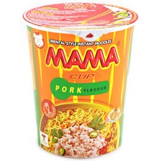 태국 마마 컵라면 포크 플레이버 ork favour 리뷰후기