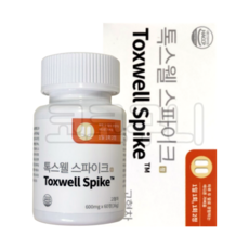 [본사정품] 톡스웰 스파이크 1박스 60정 톡스웰스파이크 toxwell spike, 2개