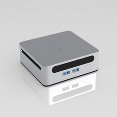 GENMACHINE 라이젠 R7-7730U 저소음 고사양 게이밍 베어본 미니PC, 16GB+1T