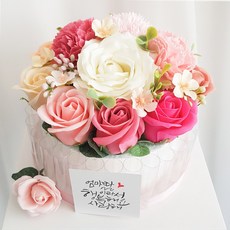아띠르샵 비누꽃 용돈박스 돈케이크 완제품 리뷰후기