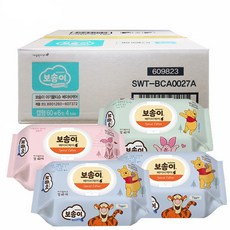 보솜이 베이비케어 푸 물티슈 캡형 랜덤 발송
