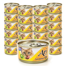 아리캔 고양이간식 참치 80g 24개 1box,