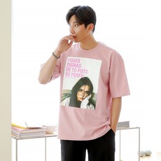 문컬렉션 5부오버핏 PD걸 빅사이즈 반팔 티셔츠 리뷰후기