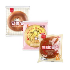 이번주 마지막할인  이천 쌀크림빵 흥보따리 세트 실시간 인기상품_삼립 삼총사빵 3종 각 4봉씩 12봉(정통크림빵/정통단팥빵/정통보름달), 1세트