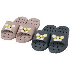 올뎃홈 큐티퍼피 욕실화 강아지 캐릭터 PVC 2색택1 리뷰후기