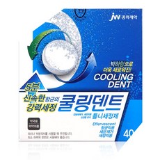 중외제약 쿨링덴트 틀니세정제 리뷰후기