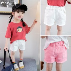 하이유니 스크래치 아동 아기 여아 아동 키즈 남아 어린이 돌 여름 반바지 리뷰후기