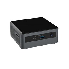 인텔 NUC 10 성능 NUC10i5FNH 베어본 시스템 미니 PC 코어 i5-10210U 부품 추가 필요 없음 (RAM SSD OS, 02 8GB RAM 256GB SSD_02 AU, 02 Core i5-10210U