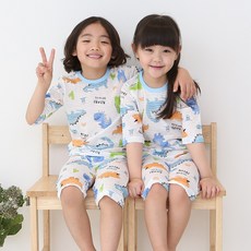 토이키즈 쟈가드 7부 반팔 9부내의 무형광 국산실내복 아동 유아 주니어 리뷰 후기