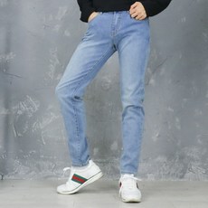 변필남 남자 허리 밴딩 청바지 스판 데님 진 3컬러 리뷰 후기