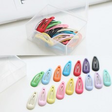 러브수아벨 미니미니미 똑딱핀 16개한세트 케이스포함 머리핀 헤어핀 리뷰후기