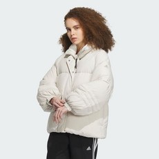 아디다스 A 라인 셰이프 다운 재킷 Women Sportswear - Aluminium / Chalk White / Chalky Brown S22 IL8912 228096