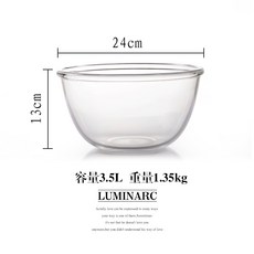 락 미아 수입 강화유리 그릇 가정용 과일 샐러드 볼 투명 과체중 내열 베이킹 계란 반죽 리뷰후기