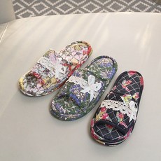 위하우스 여성용 층간소음방지 이중 쿠션 더블 패드 거실화 면슬리퍼 실내용 리뷰후기