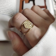 더블서클 세이렌 스털링실버 메인링 트렌드반지 조절가능 리뷰 후기