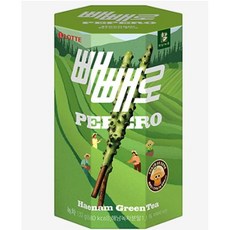 녹차 빼빼로 132g 어린이간식 롯데웰푸드 사무실간식 탕비실간식 달콤한유혹 달달구리 초코과자 빼빼로데이, 1개