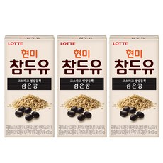 롯데칠성음료 현미 참두유 검은콩 리뷰후기