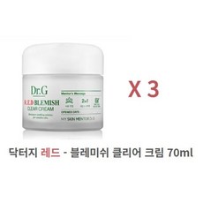 인기상품  닥터지수분크림 추천상품_닥터지 레드 블레미쉬 클리어 크림, 70ml, 3개