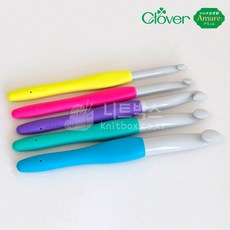 일본 크로바 아뮤레 점보 코바늘 뜨개질 홈수예용 리뷰후기