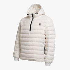 SPYDER 스파이더 공용 경량 구스 다운 풀오버 재킷 SPGWCNDJ304UWHT
