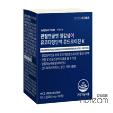 뉴트리코어 관절연골엔 철갑상어 무코다당단백 콘드로이친 K 무릎 연골 영양제 HD 뉴트리코어 관절, 뉴트리코어 철갑상어 콘드로이친 90정