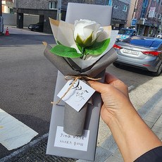 지나로즈 빼빼로데이 꽃 선물 꽃다발 시즌상품 비누꽃다발 빼빼로 꽃, 샤넬라인장미