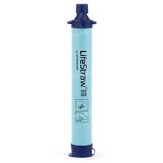 라이프스트로우 하이킹 캠핑 여행 및 비상 사태 대비를 위한 LifeStraw 개인용 정수 필터 5팩, 2팩, Blue