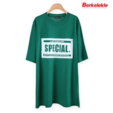 버클리클 스페셜 롱 티셔츠 여성 반팔 빅사이즈 여자 티 롱티 면 리뷰후기