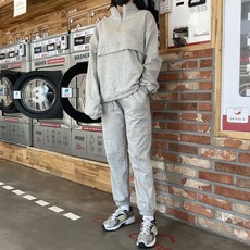 VANANA2 여성 아노락 스포티 조거팬츠 트레이닝세트