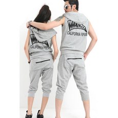 런닝맨 여름 샤크민소매후드집업 7부배기 면트레이닝복 리뷰후기