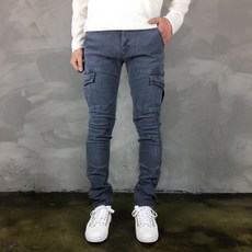 절개 파스텔 남자 카고바지