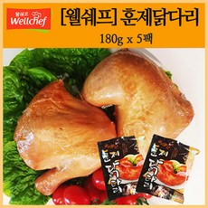 웰쉐프 훈제닭다리 X 에어프라이어 캠핑 리뷰후기