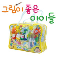 그림이 좋은 아이들 / 키즈맘아트 물감 선물세트 유아 미술 놀이 키즈 핑거페인트 집콕 촉감 오감 발달 러 스탬프 파레트 어린이 붓 생일 어린이날 크리스마스 엄마표미술 홈스쿨 선물