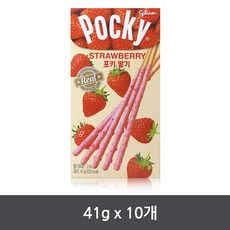 해태 포키 딸기 41g X 10갑, 10개