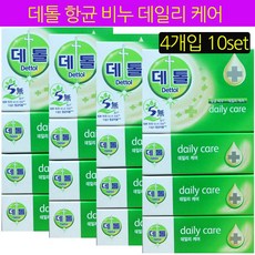 데톨 항균 비누 데일리케어, 95g, 40개