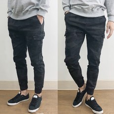에이피티 남자 빅사이즈 워싱 카모 밴딩 조거팬츠 리뷰후기