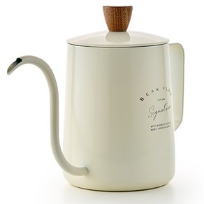 빈플러스 시그니처 드립포트 구스넥 화이트, 600ml, 1개, 단품