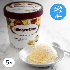 하겐다즈 파인트 마카다미아 넛 (냉동), 473ml, 1개입, 5개