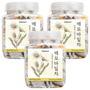 이너블릭 캐모마일 차, 1.5g, 100개입, 3개