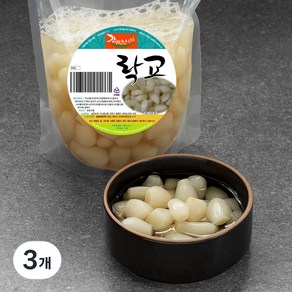 강경신안 락교, 500g, 3개