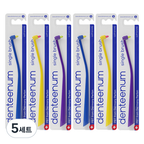 덴티넘 첨단 어금니 칫솔 3종 x 2p 세트, 5세트