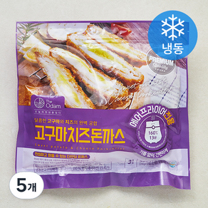 더오담 고구마 치즈 돈까스 (냉동), 390g, 5개