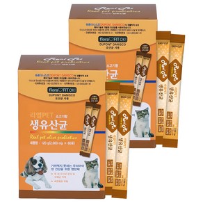 리얼Pet 반려동물 영양제, 장건강/유산균, 2개