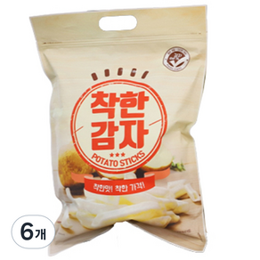 착한감자 대용량 글루텐프리 아기 과자, 감자맛, 300g, 6개