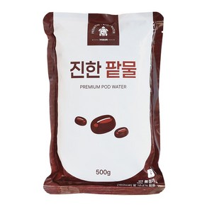 [거북이상회] 진한 팥물 500g 동지팥죽, 5개