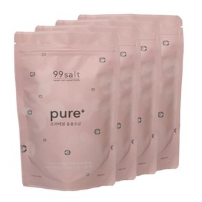 [구구솔트] 미세플라스틱 걱정없는 천연 용융소금 조리용, 250g, 4개